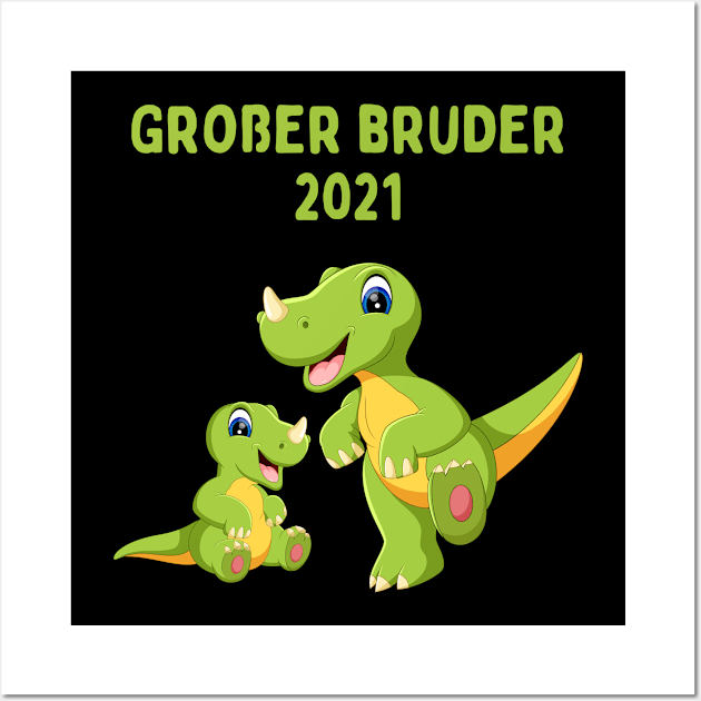 Big Brother 2021 Dinosaur Wall Art by Schwarzweiss